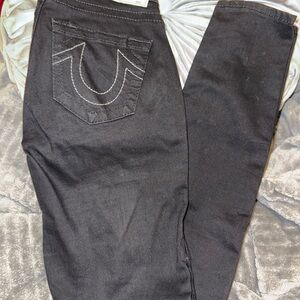 True Religion Women's Dark Gray Skinny Jeans